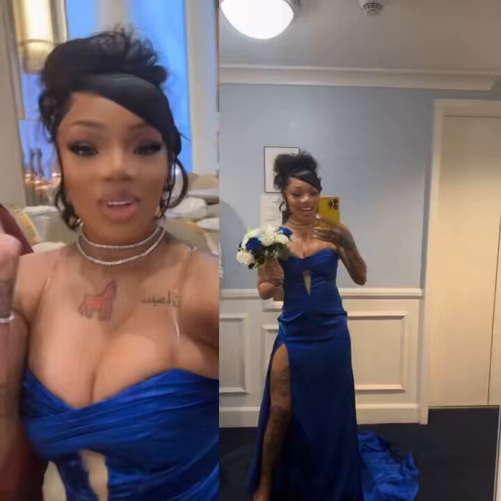 EM on X: "GloRilla attends the first wedding of her life — as a bridesmaid for her friend 💐 https://t.co/pzJI5q9VFc" / X