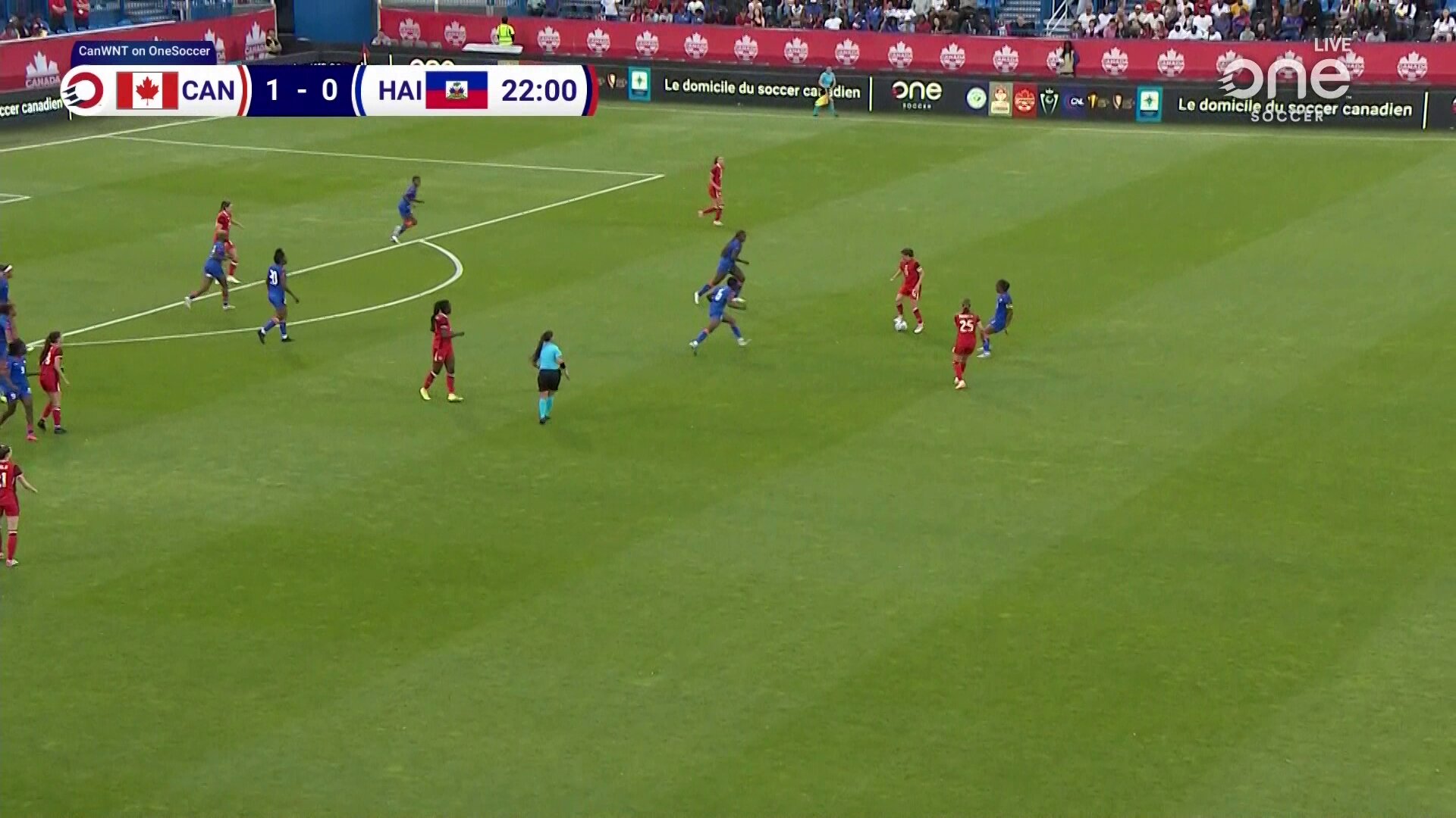 GOAL 🇨🇦🇨🇦Holly Ward scores her first #CanWNT goal, on another header set up by Jessie Fleming 🔥🔴 Watch LIVE on OneSoccer