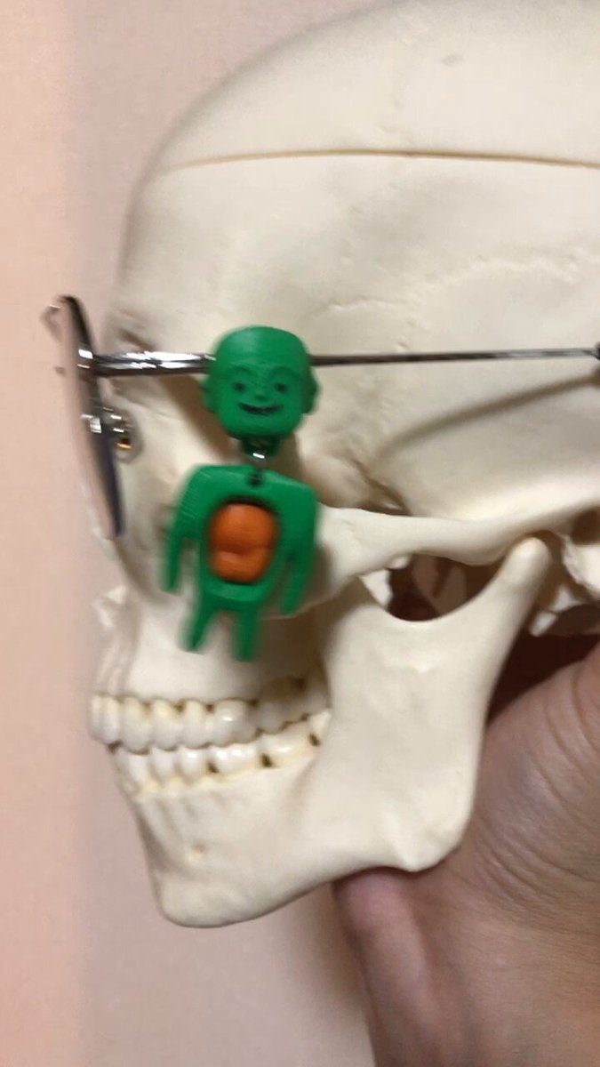 明日クリエイターが集まる会に参加するんだけどドレスコードが「緑色」だったので急遽メガネの装飾品作った 