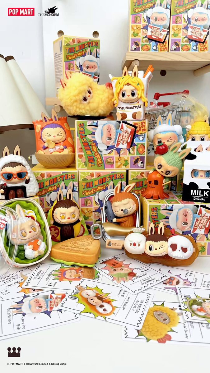 LABUBU 店員ラブブ『Wacky Mart』ぬいぐるみペンダント ラブブ WACKY MART ぬいぐるみペンダント 店員ラブブ - メルカリ
