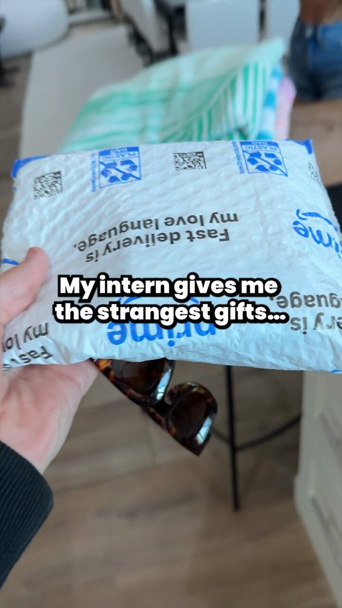 The things my intern buys me 😅