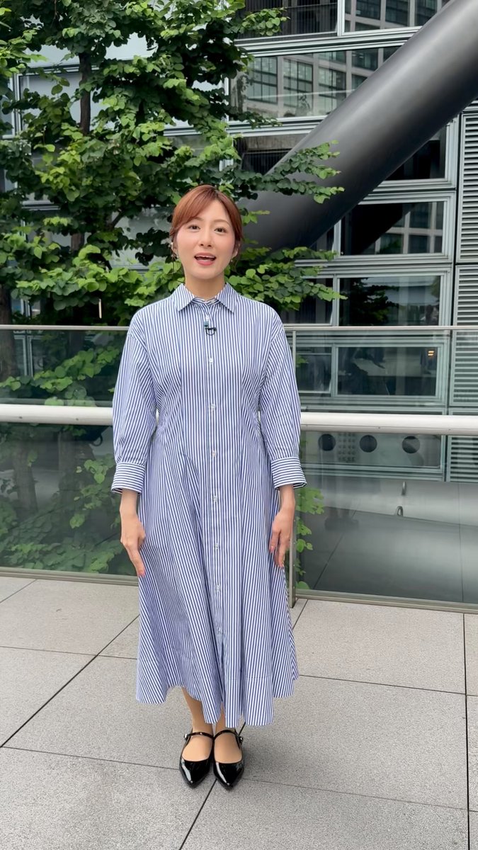 市來玲奈 アナウンサーが おでかけの服装についてお伝えする🎤 #イチキ