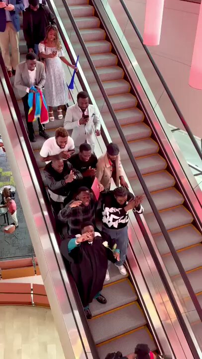 Image for the Tweet beginning: Stairway to… graduation. 🎓
All roads