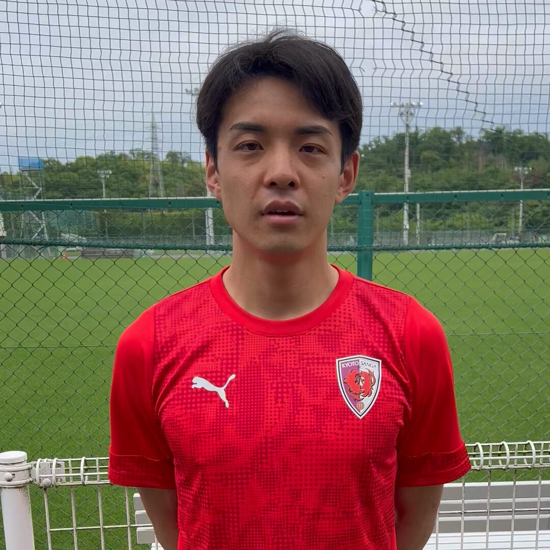 京都サンガF.C. #27山田楓喜ユニ（サイン入り） 2025年 MF 山田 楓喜