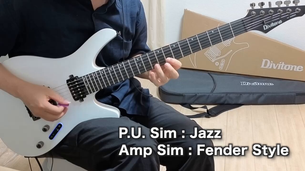 Divitone MF studio スマートギター　アイスブルー Divitone MF studio スマートギター