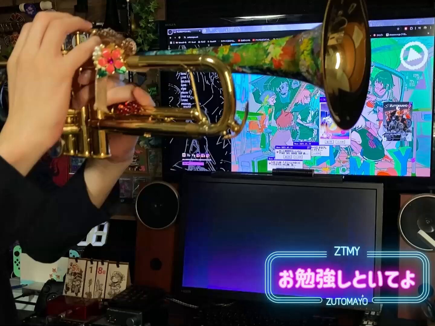 銅製 音楽を演奏する妖精像 音声菩薩 喜多敏勝 （おんじようぼさつ きたとしかつ）- 三宝堂