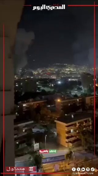 اللقطات الأولى للانفجارات التي ضربت العاصمة الإيرانية طهران 