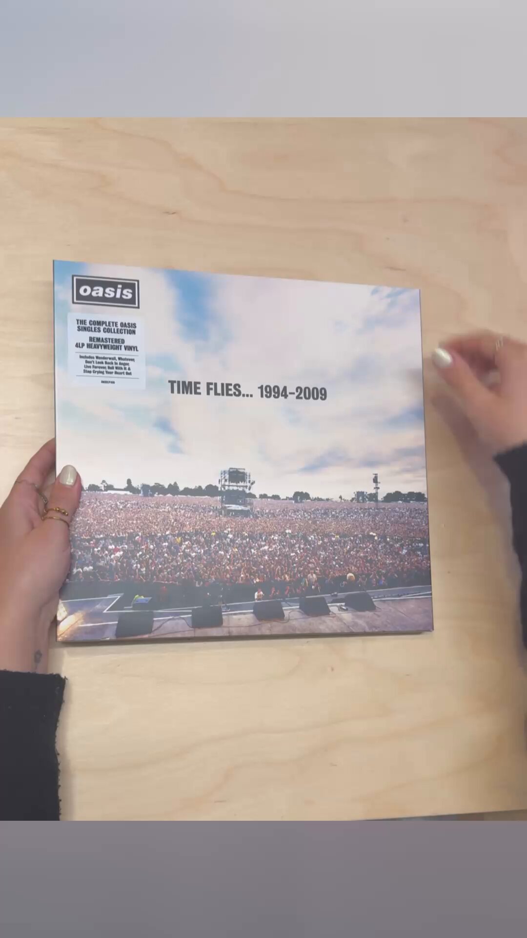 oasis レコード TIME FLIES 4LP oasis-time-flies-1994-2009-