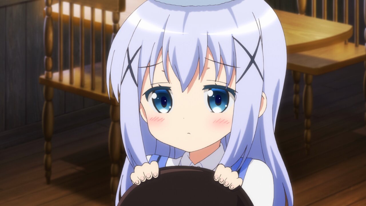 chaostcg ご注文はうさぎですか？？　恥ずかしがり屋のモフモフ少女　チノ ChaosTCGごちうさPRカードが<br>DVD/Blu-ray第1巻に封入決定