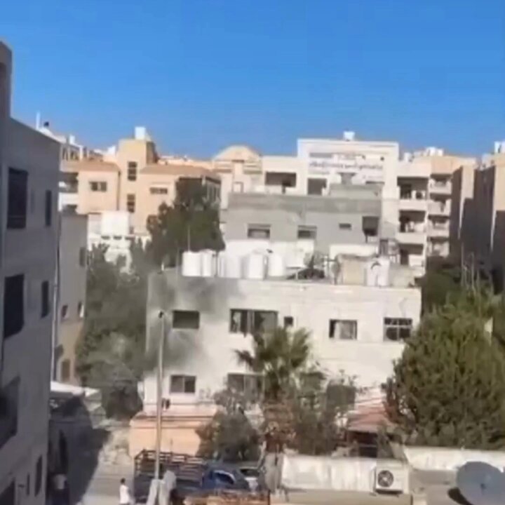 سقوط مقذوف ص،اروخي على منزل في إيدون إربد #الأردن_اليوم 