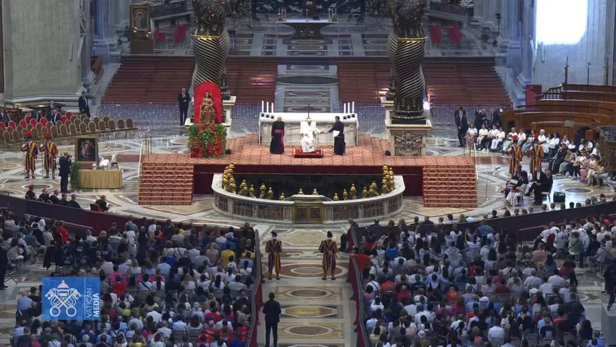 How many more times are we going to hear he's chanting in Latin? We got it now. 