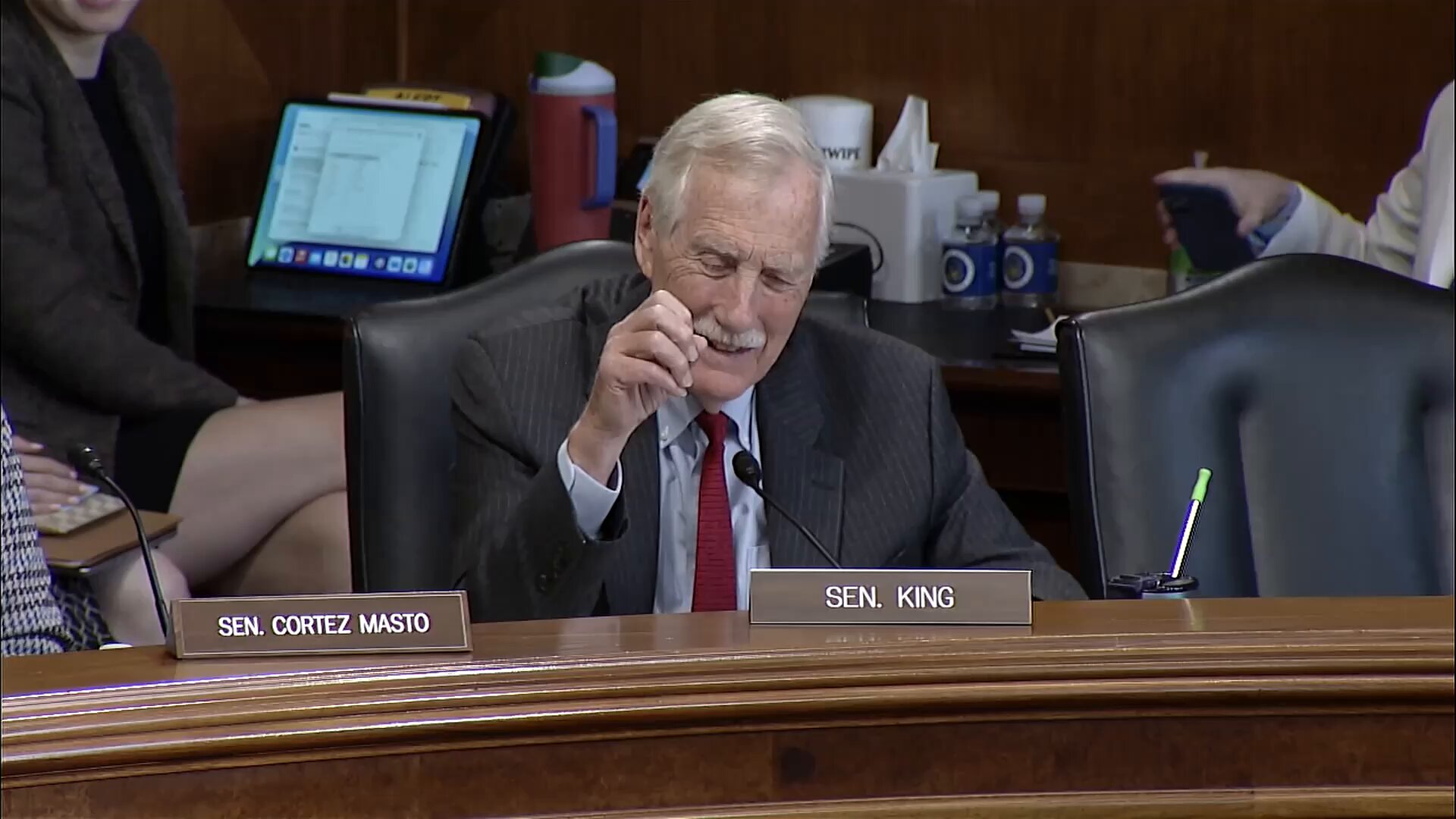 Image for the Tweet beginning: Sen. King: To save virtually