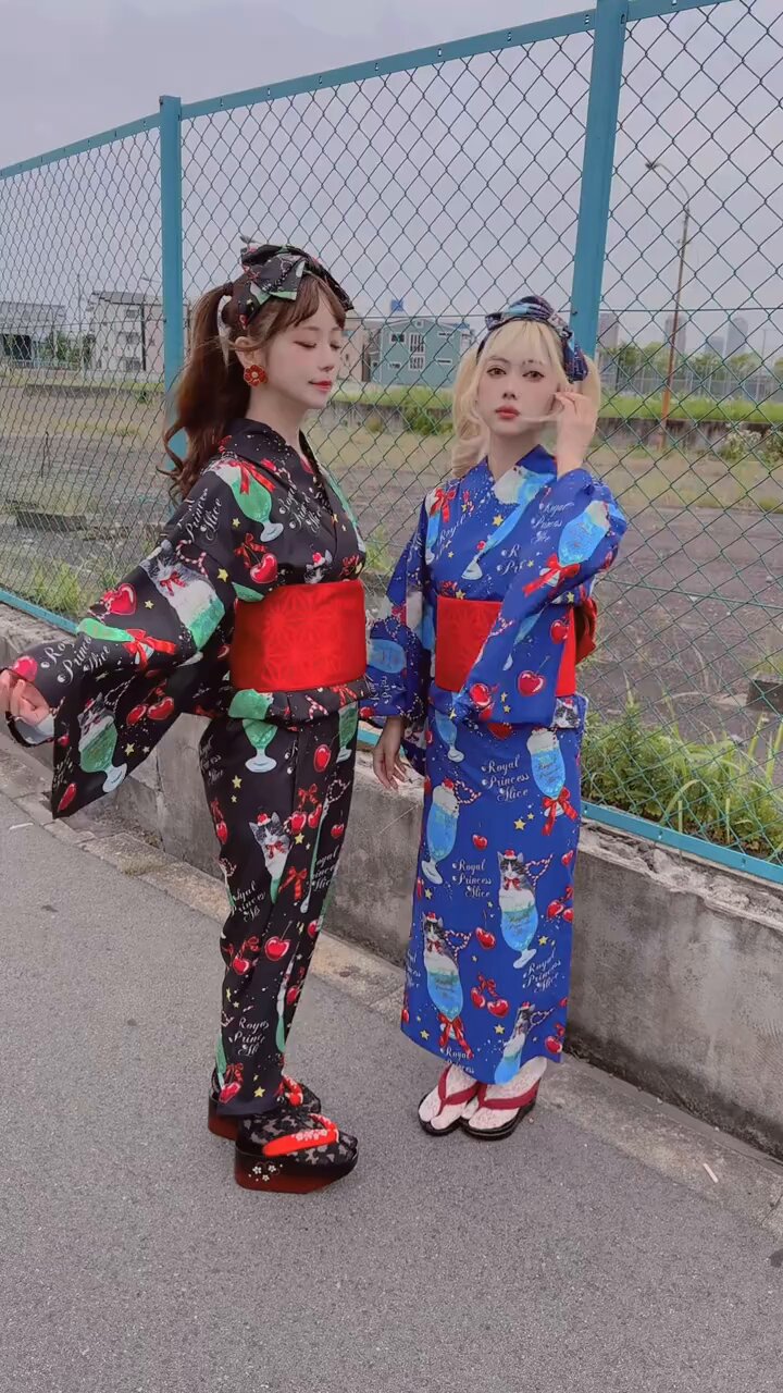 princessalice にゃいすクリームソーダ・浴衣（青） Royal Princess