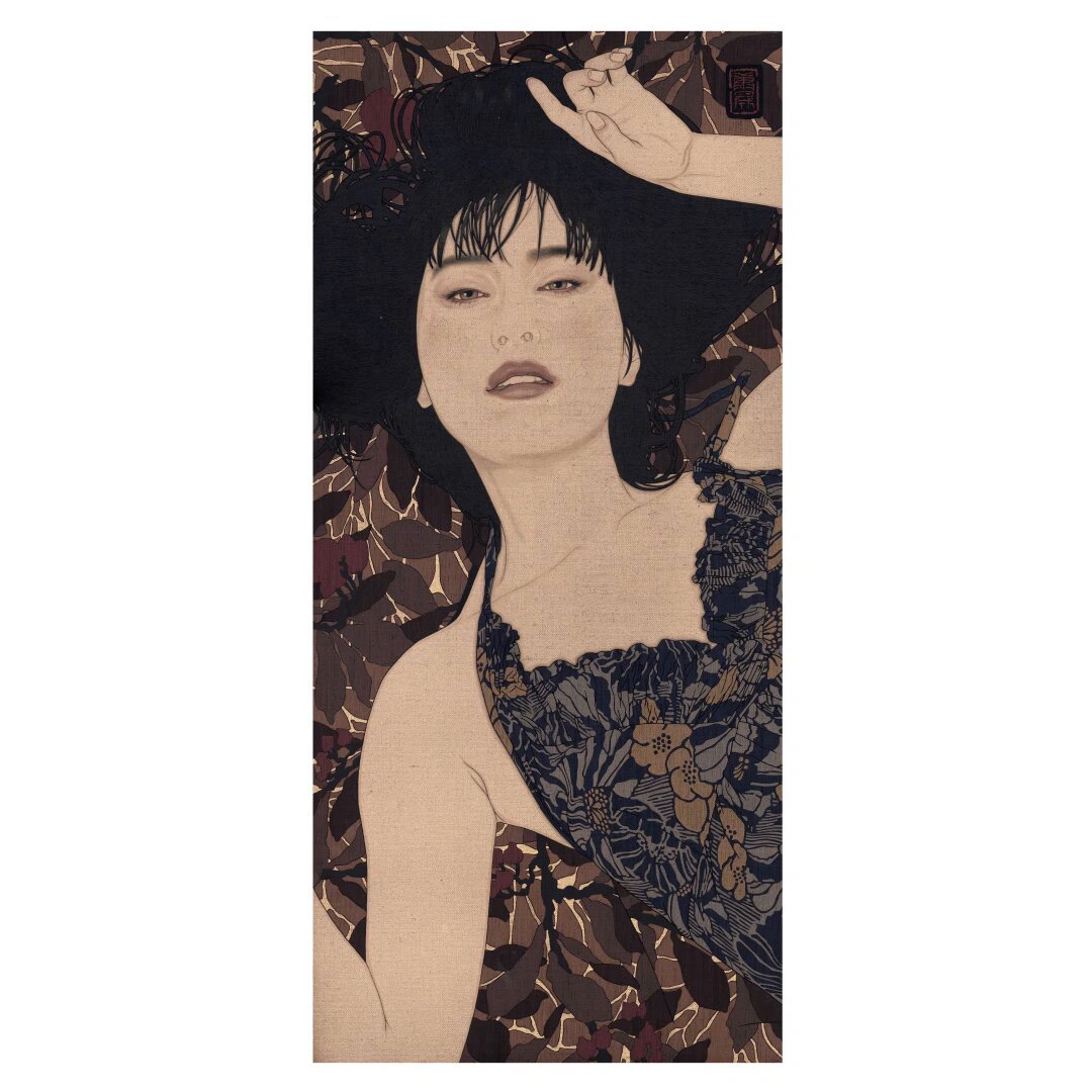 池永康晟 絵画 (版画/ジクレー) 花迷彩・穂波 8855|アート