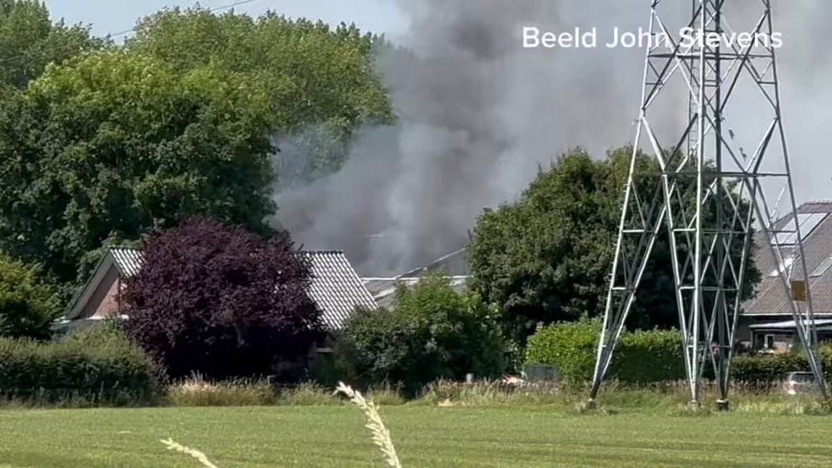 Zeer Grote Brand op Dovenkampweg in Empe