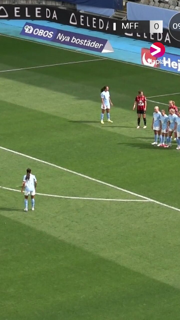 "Så kan man tacka för sig" 🔥⚽️Belloumou sätter frisparken vackert i mål i sin sista match för @Malmo_FF mot BP