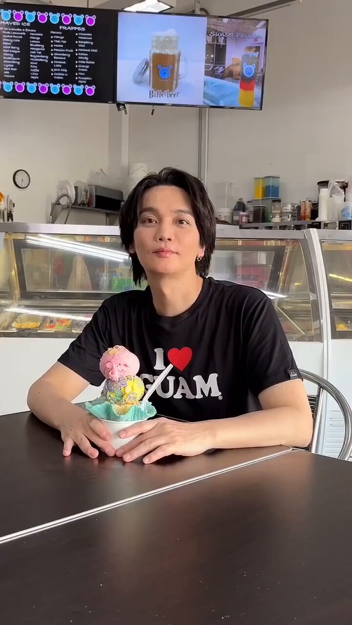 ぺ*ぱ様 浅沼晋太郎　ひとり食び　グアム　しーぷい cafesheepui_kokuchi_0726asanum