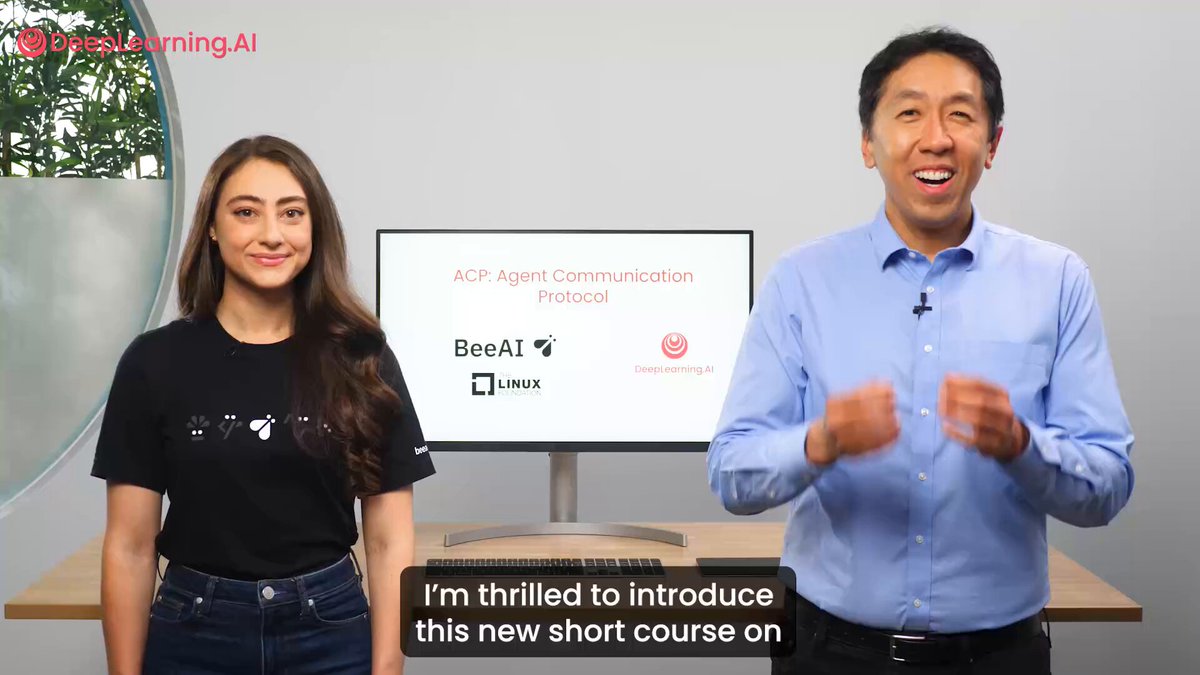 Thumbnail of Andrew Ng's tweet on ACP course.
