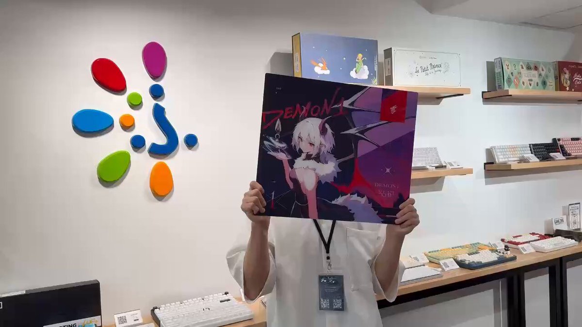 Yuki Aim x Demon1 ガラスマウスパッドのご紹介！！！