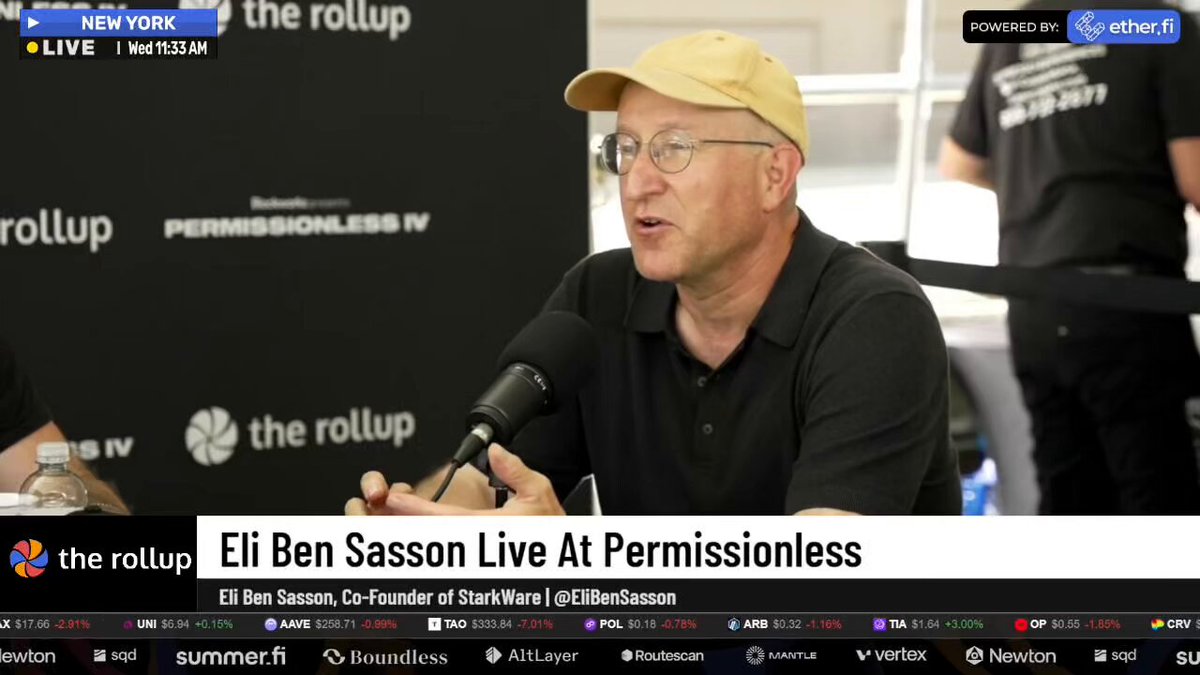 PermissionlessでStarknetのアップデートについて語るEli Ben Sasson