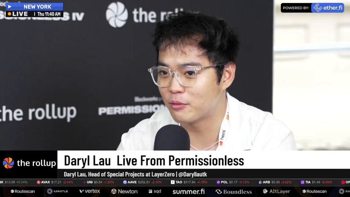 Daryl Lau discussing HyperliquidX at Permissionless