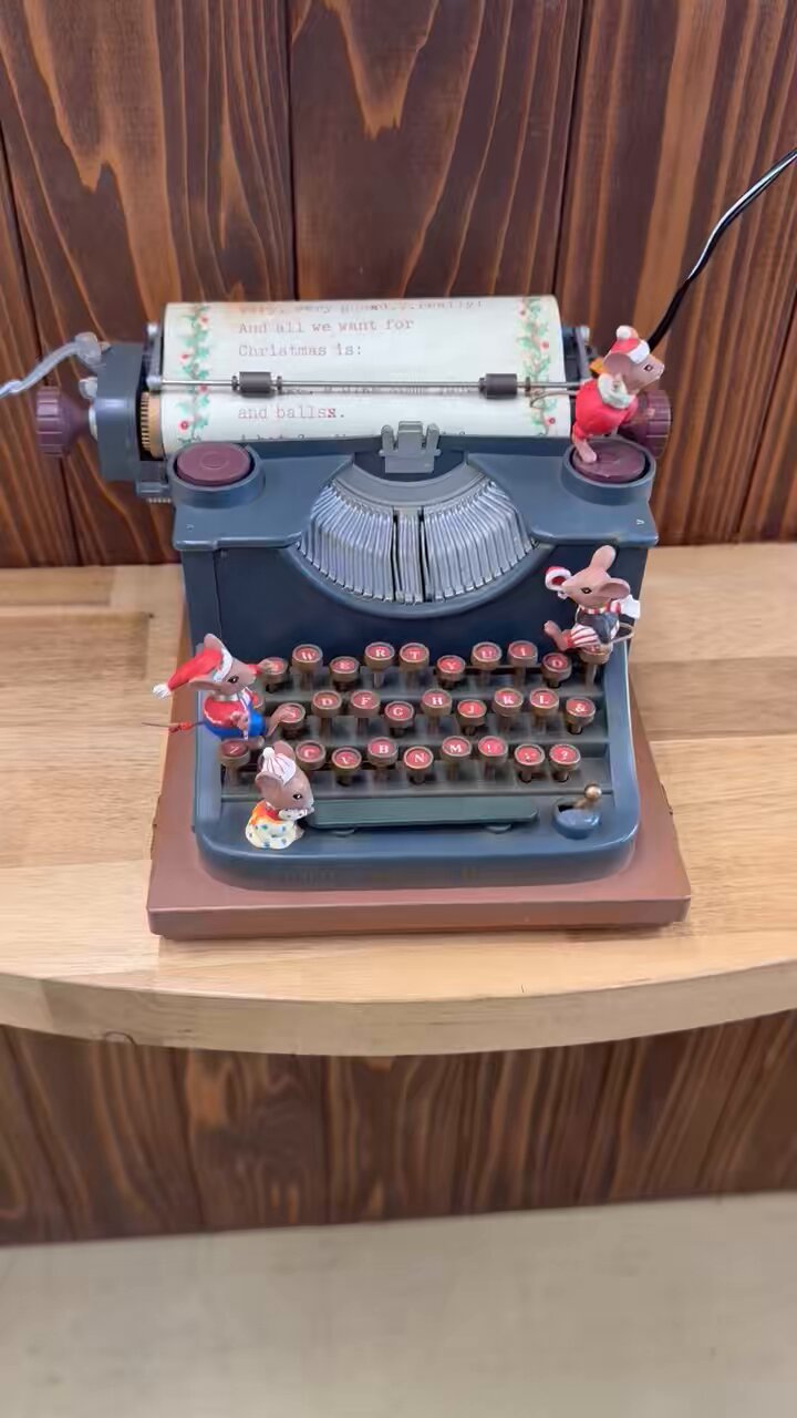 エネスコ　enesco オルゴール　タイプライター エネスコ enesco オルゴール タイプライター インテリア小物
