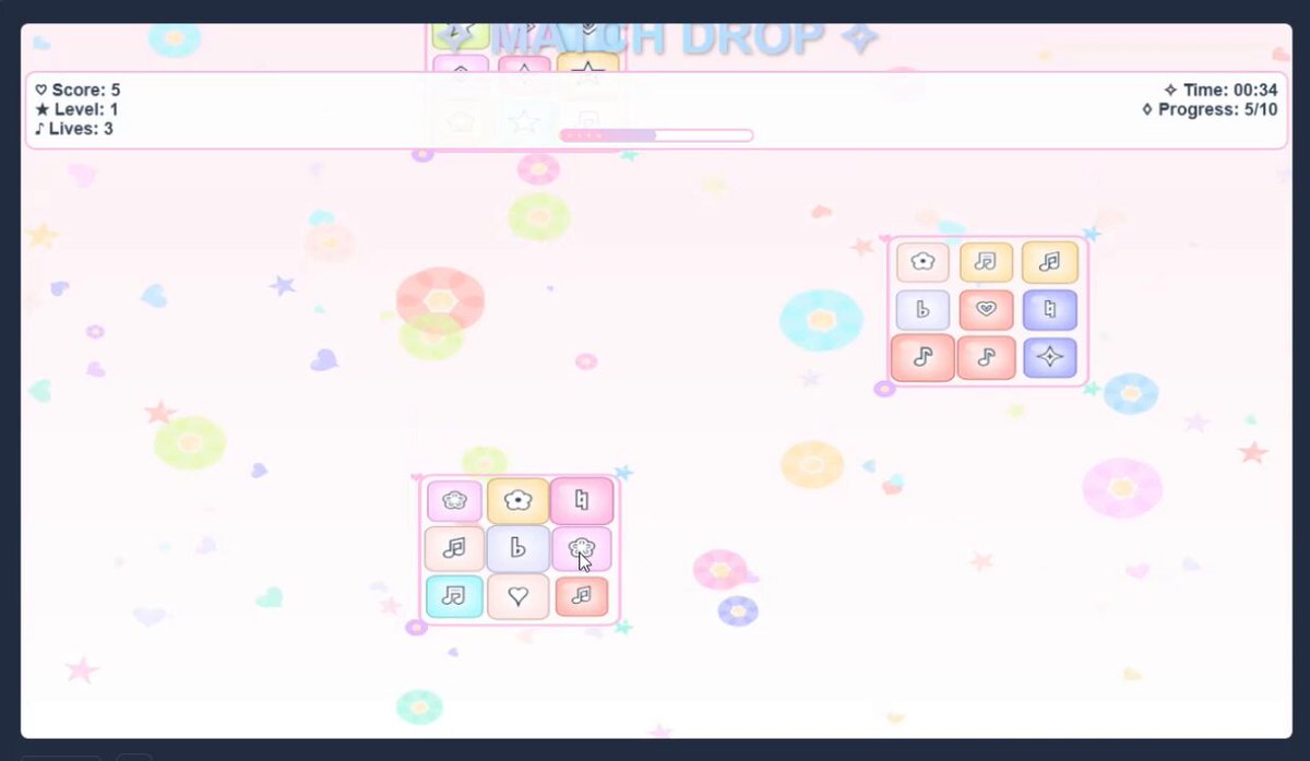 Match Dropのゲームプレイスクリーンショット