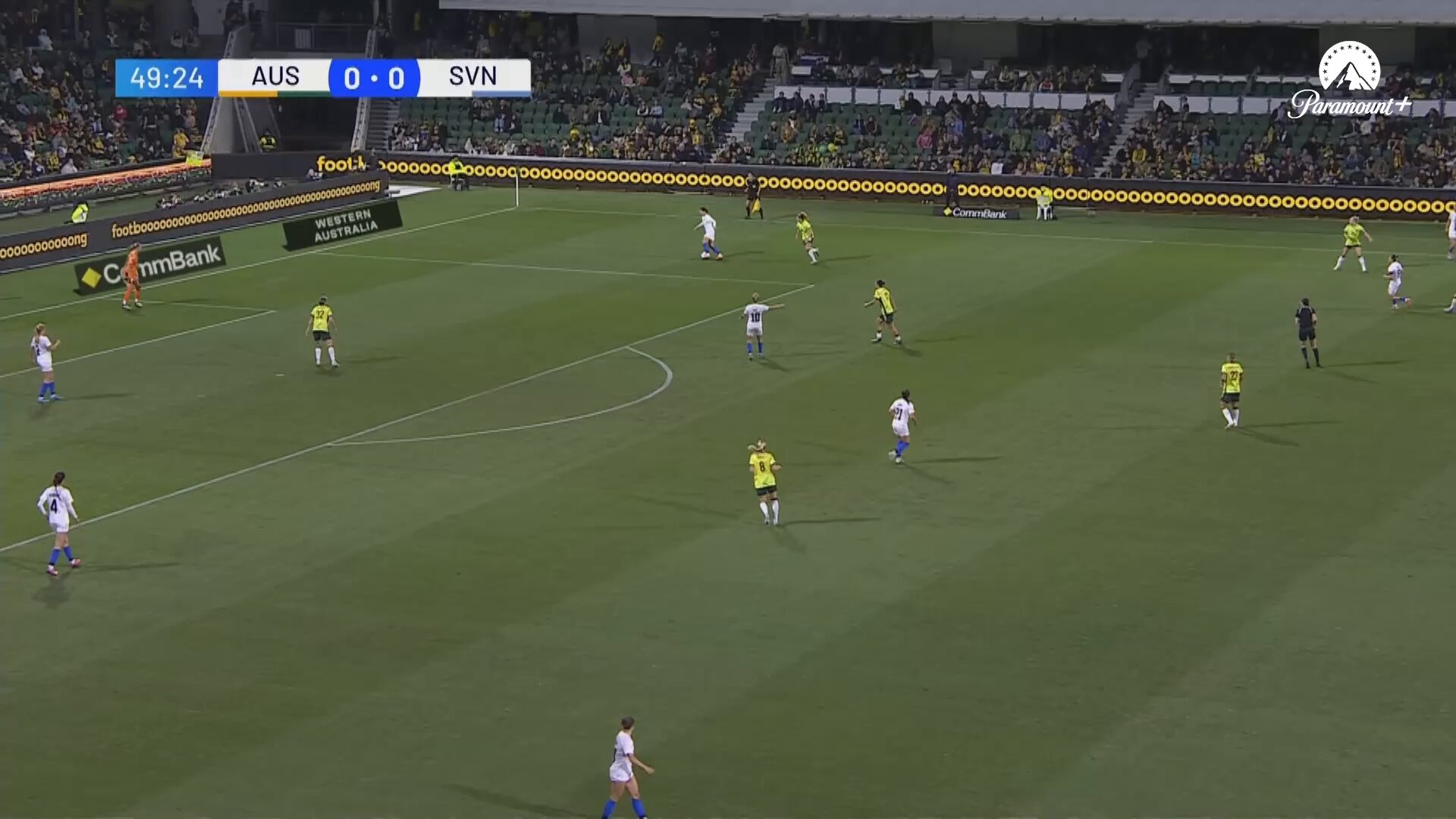 Heyman and Carpenter combine once again to give the CommBank Matildas a deserved opener 🤝🎥: @ParamountPlusAU #Matildas #AUSvSVN #WAtheDreamState