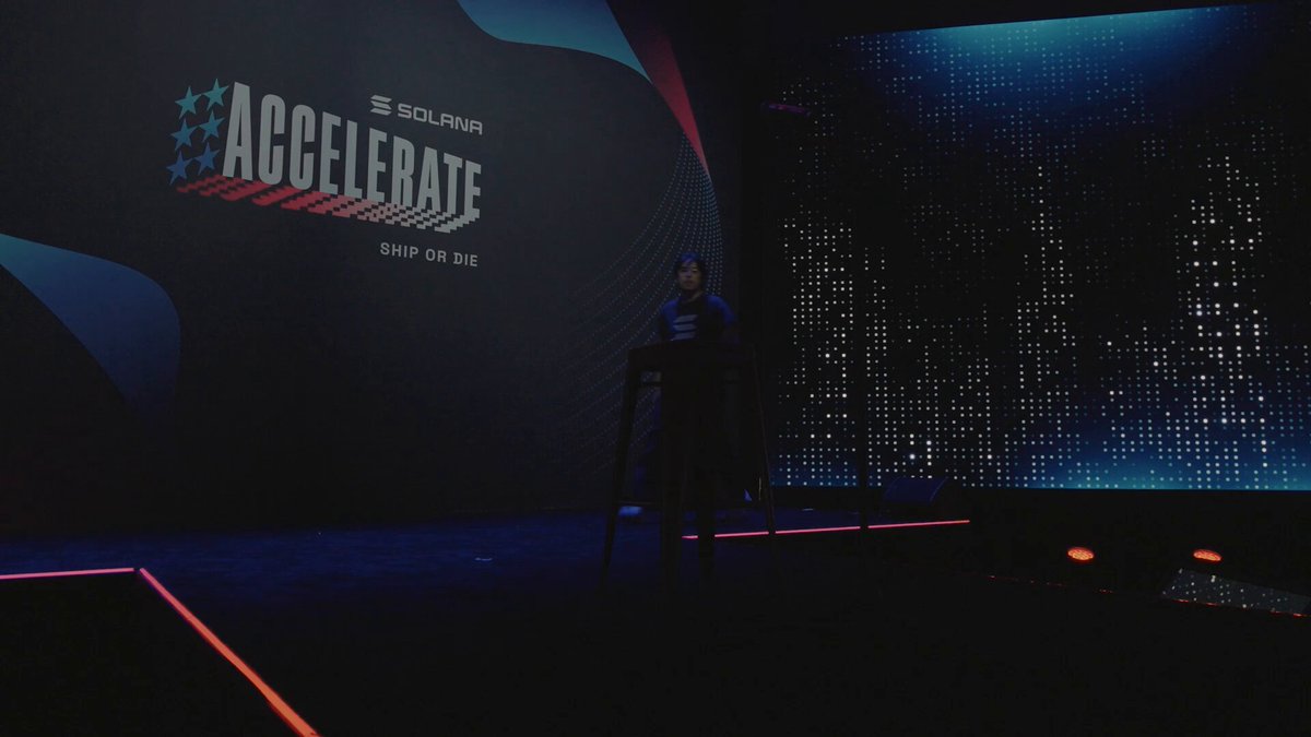 Solana Accelerate event stage