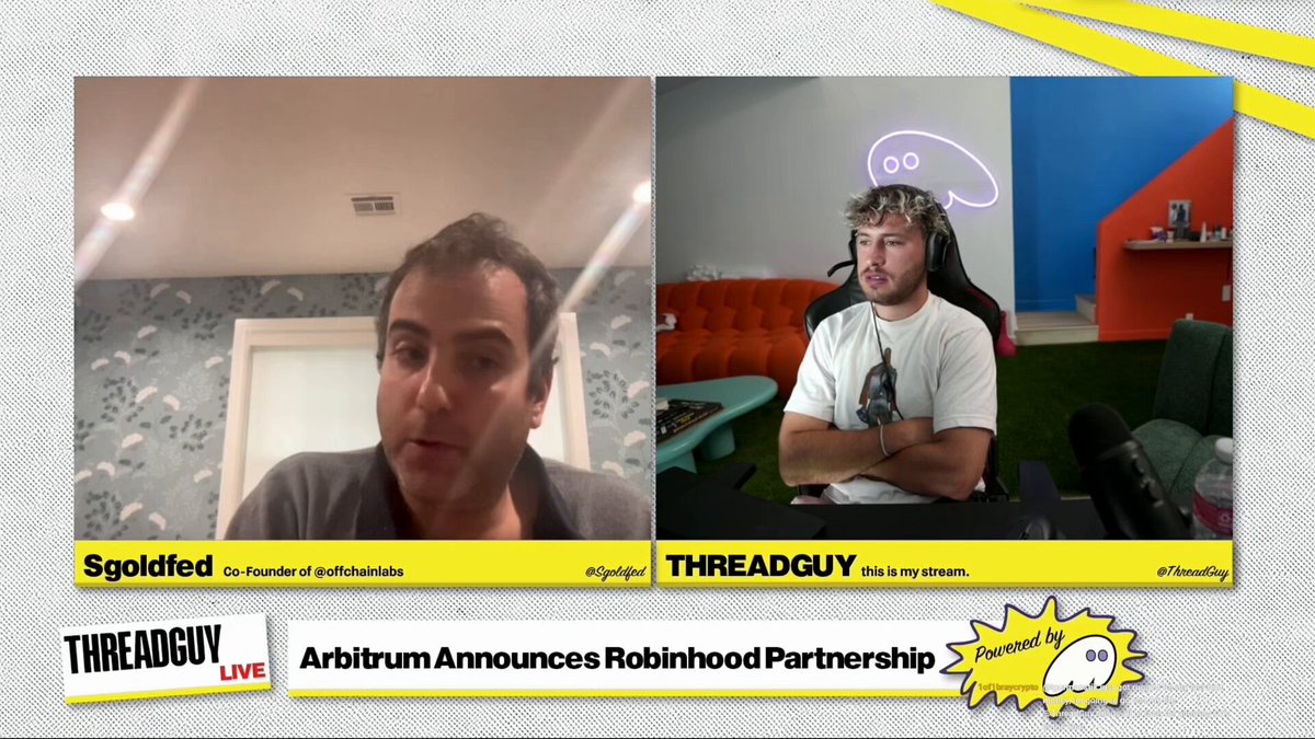 Arbitrum과 Robinhood 파트너십 논의