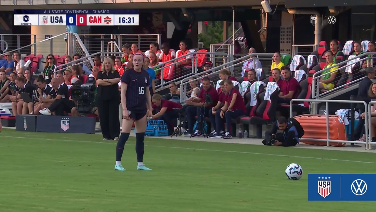 STRUCK WITH AUTHORITY 🗣️#USWNT x @VW