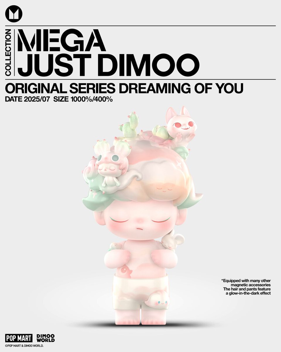 【海外品】 dimoo 400% フィギュア dreaming of you MEGA JUST DIMOO 400% Dreaming of You - POP MART (Italy)