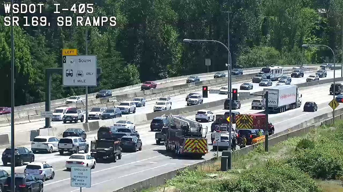 Update: Ang banggaan na ito sa timog na I-405
