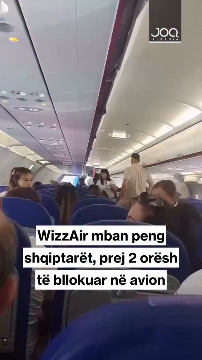 WizzAir mban peng shqiptarët, prej 2 orësh të bllokuar në avion