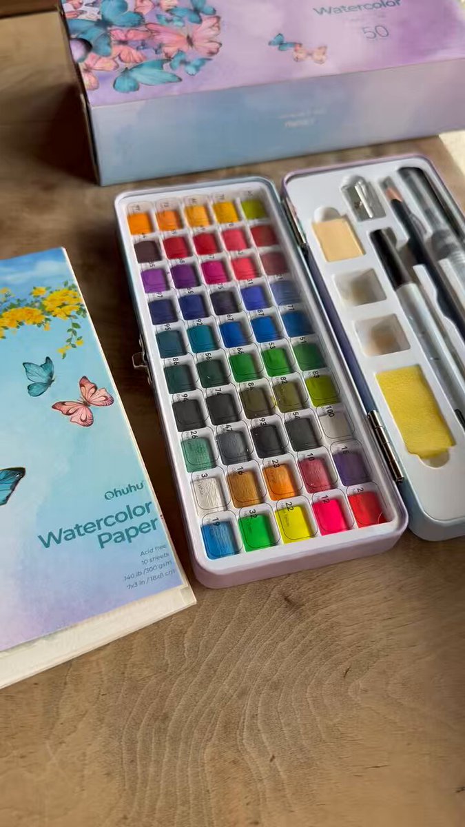 美人画・色鉛筆＆水彩絵の具 Amazon | Roleness 水彩 色鉛筆 72色 塗り絵 色鉛筆セット 子供