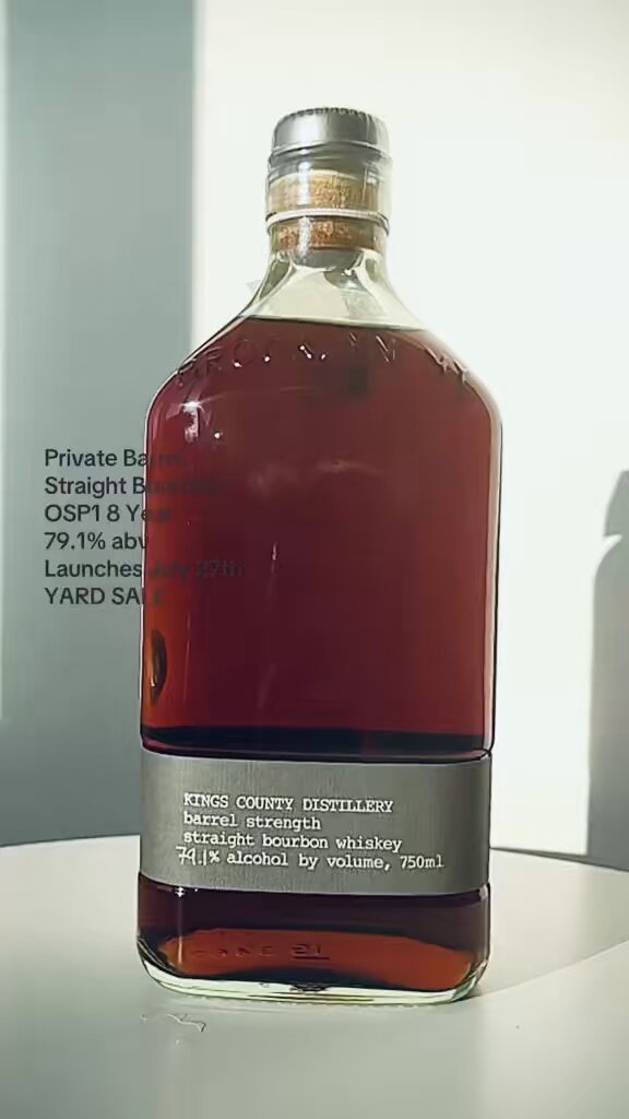 ３本Kirk County Distillery ウイスキー 750ml 40% Straight Bourbon – Kings County Distillery