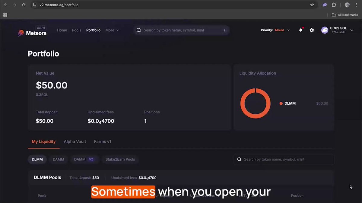 لقطة شاشة لمحفظة رقمية تظهر رمزًا مزيفًا
