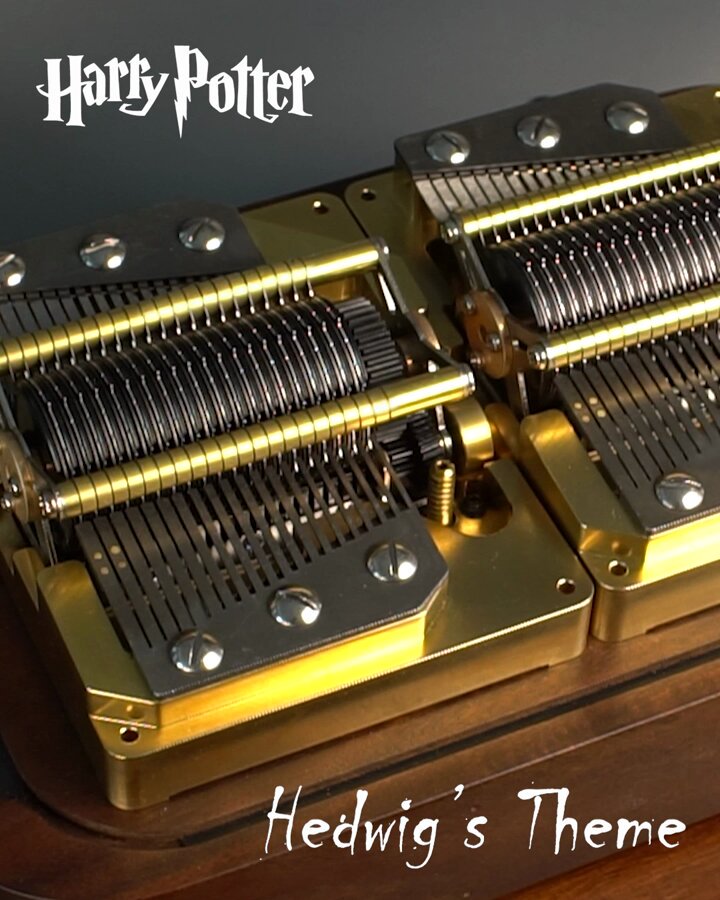 ハリーポッター【ヘドウィグ】musicbox Harry Potter Hogwarts Music Tin Box 2020 UNIVERSAL STUDIOS