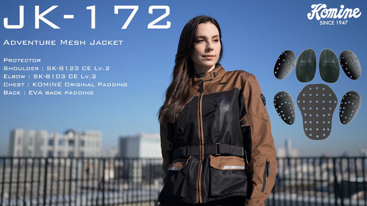 KOMINE アドベンチャーメッシュジャケット コミネ メッシュジャケット JK-172 アドベンチャーメッシュ