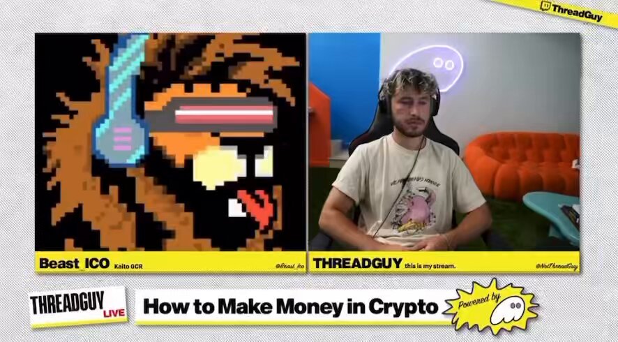 ThreadGuy discussing crypto strategies