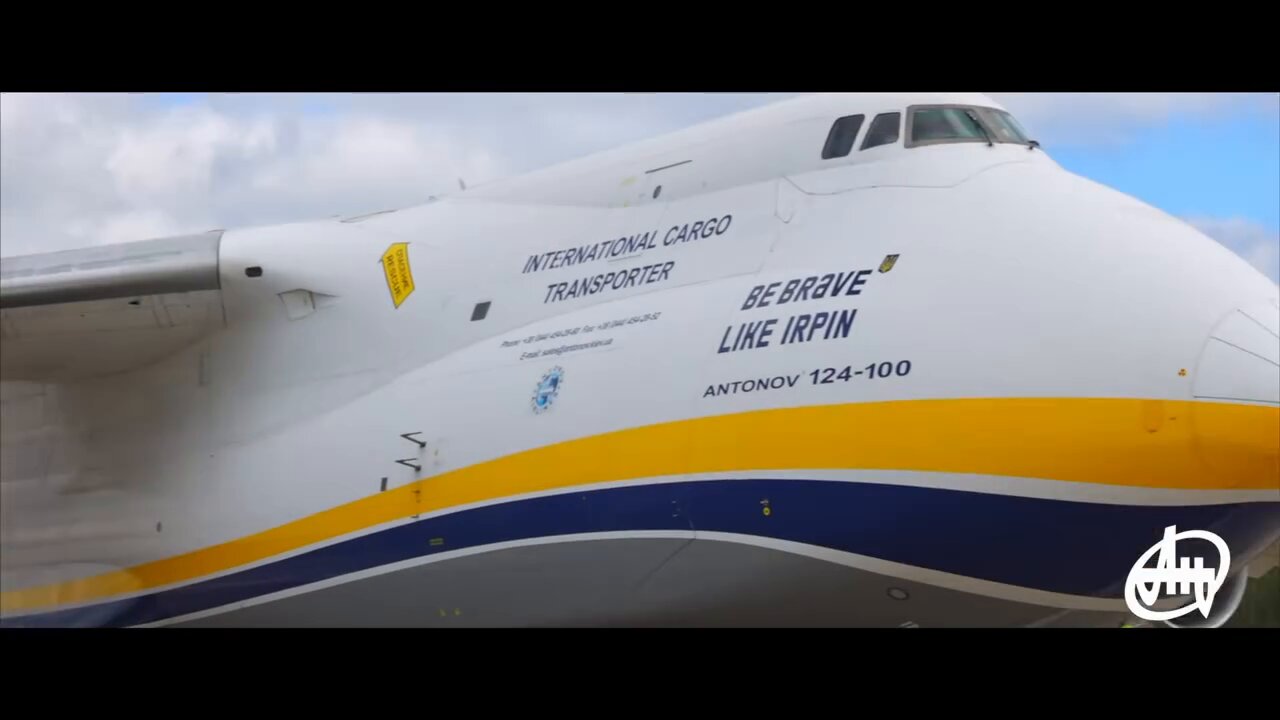 GJ　1/200　 ウクライナ　アントノフエアラインズ　ANTONOV 124 ウクライナ アントノフAn-124ルスラーンが横田基地へ飛来