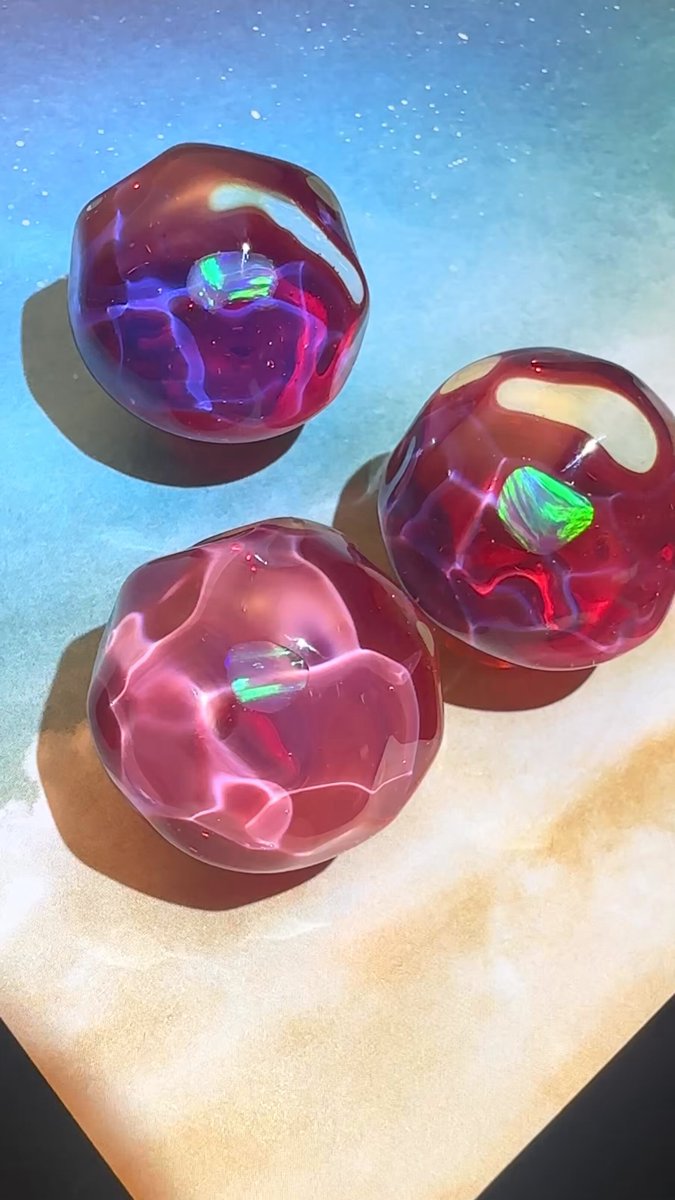 抽選品 宇宙ガラス +α 赤系 ブラックオパール 正規品 戸水賢志 戸水 賢志 / PlusAlpha / 宇宙ガラス (@plusalpha_glass) / X