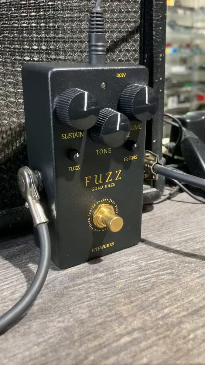 HTJ-WORKS gold haze  Fuzz ギターエフェクター HTJ-WORKS GOLD HAZE FUZZ｜ミュージックランドKEY
