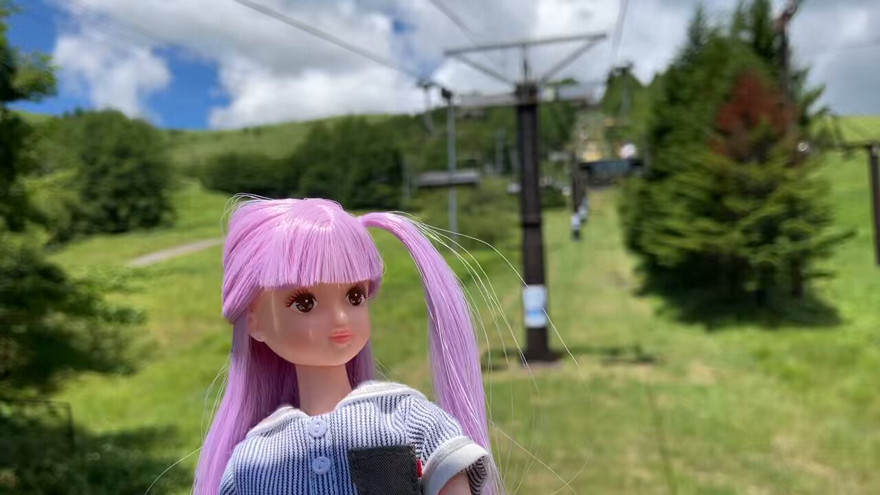 キャンバス油絵 専用　リップちゃんとシロちゃんの仲良しドライブ♪大きいキャンバス ジロちゃんとキャンプ (ウルトラジロちゃんシリーズ 8) | やすい