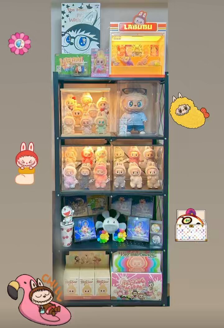 Labubu×kaikaikiki🌸👾 ワッキーマートコンテナも追加。 ぬいぐるみは