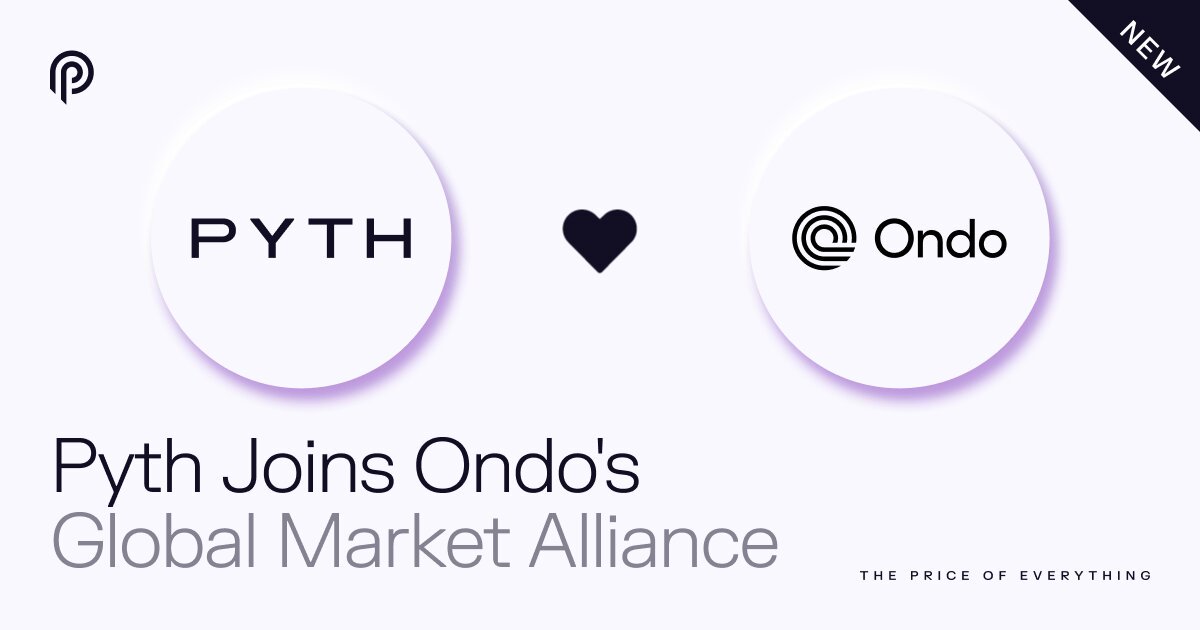 Pyth NetworkとOndo Financeの提携発表