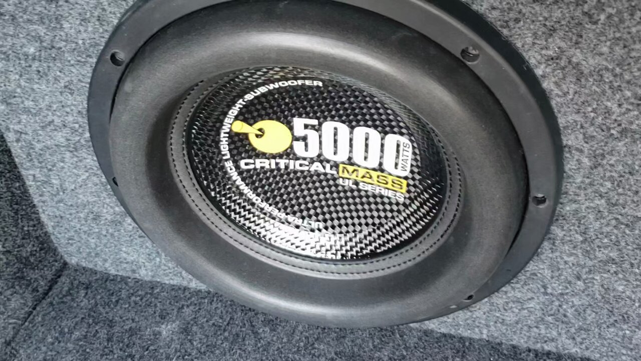 【中古】 Critical Mass 2 CRITICAL MASS UL12 MSRP $14K BEST SPEAKER SUBWOOFER EVER