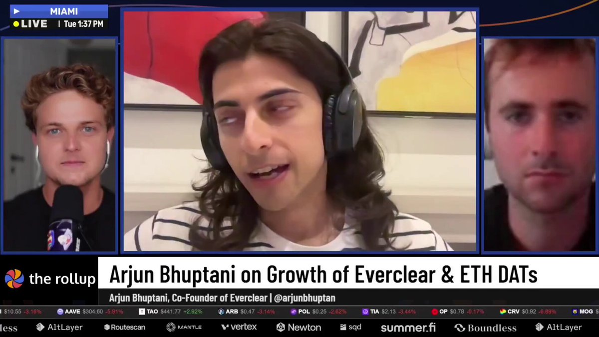 Arjun Bhuptani discussing institutional ETH adoption