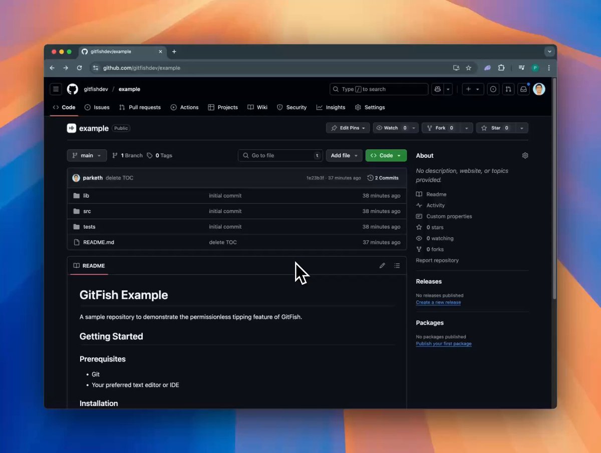 GitFish V2 更新：无需许可的打赏功能