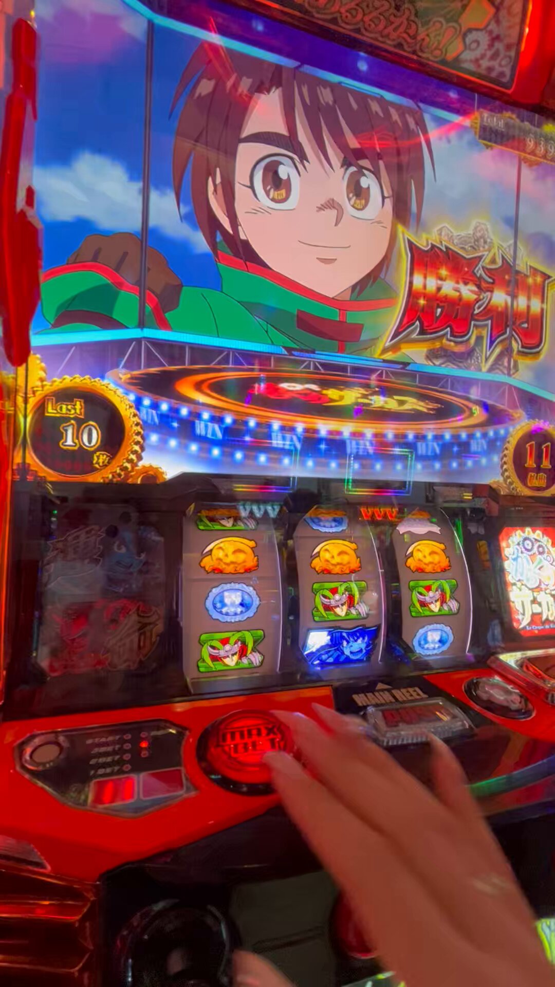 パチスロ　マッピー　送料込み　自宅まで配送 SLOTマッピー】MR先告知でBARひし形ビタしたらMR上乗せするのか